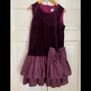 New Lulu and me velvet dress size 12